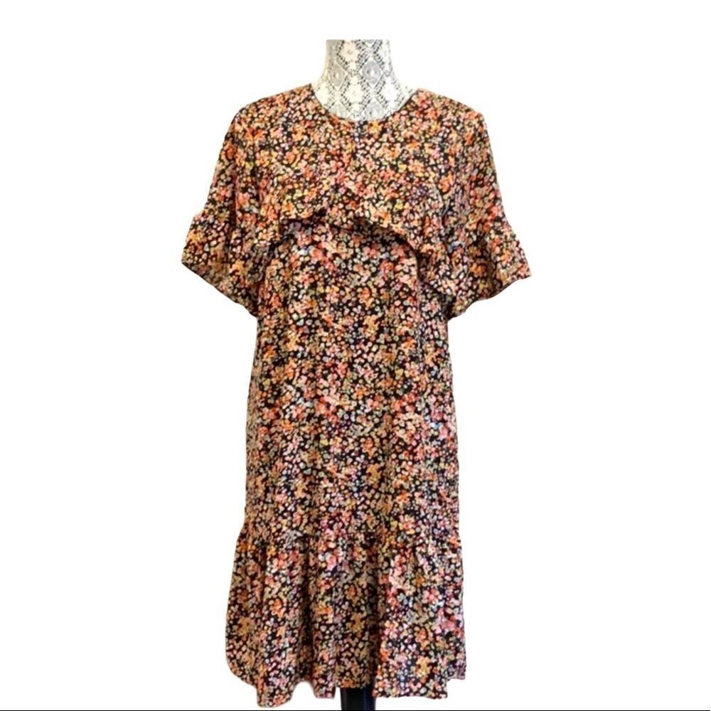Cottagecore Alison Andrews Floral Drop Waist Dress